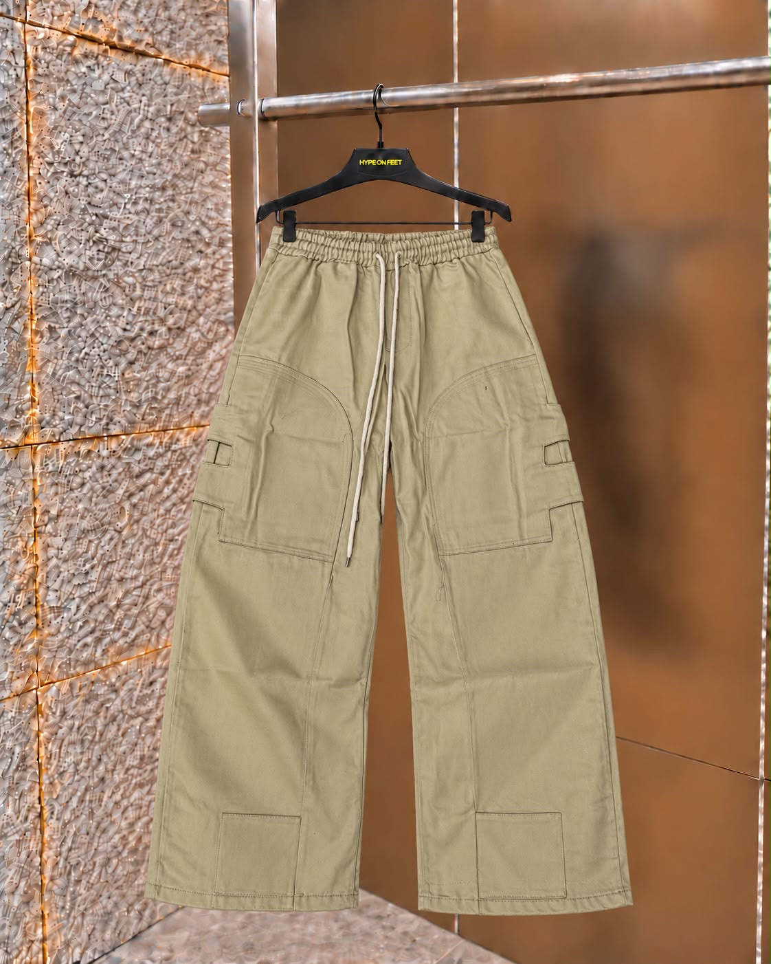 Pantalone Cargo Baloon Present Beige