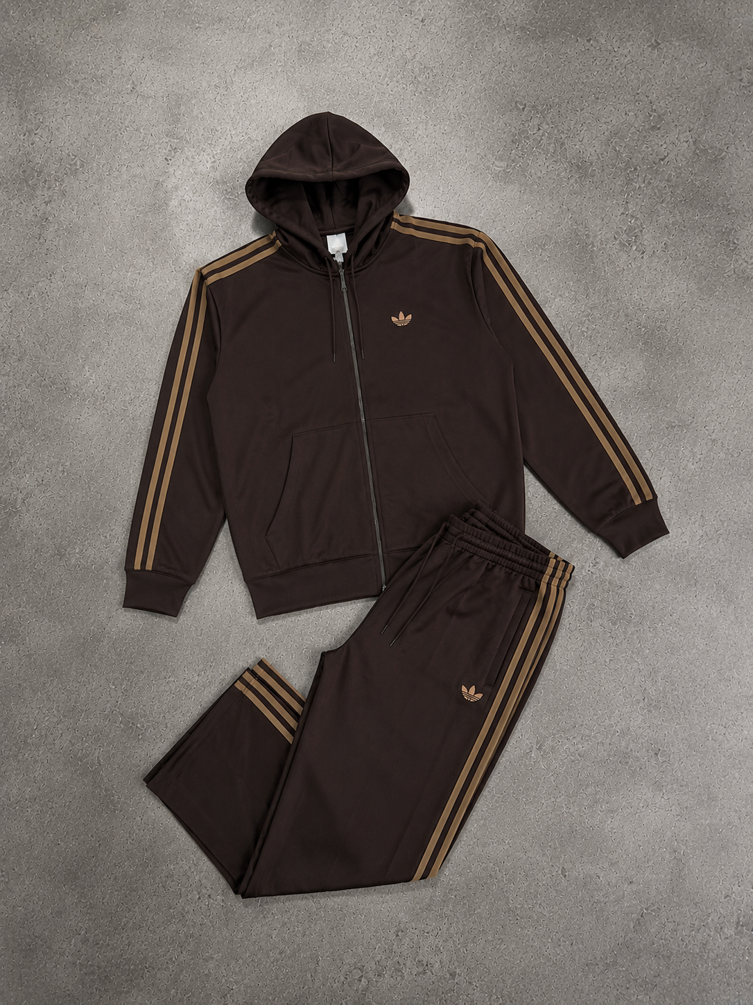 Coordinato Adidas Spacer Marrone