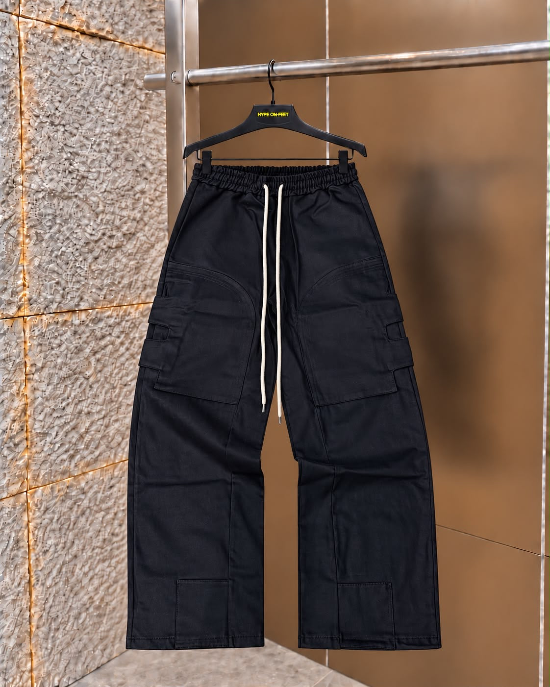 Pantalone Cargo Baloon Present Nero