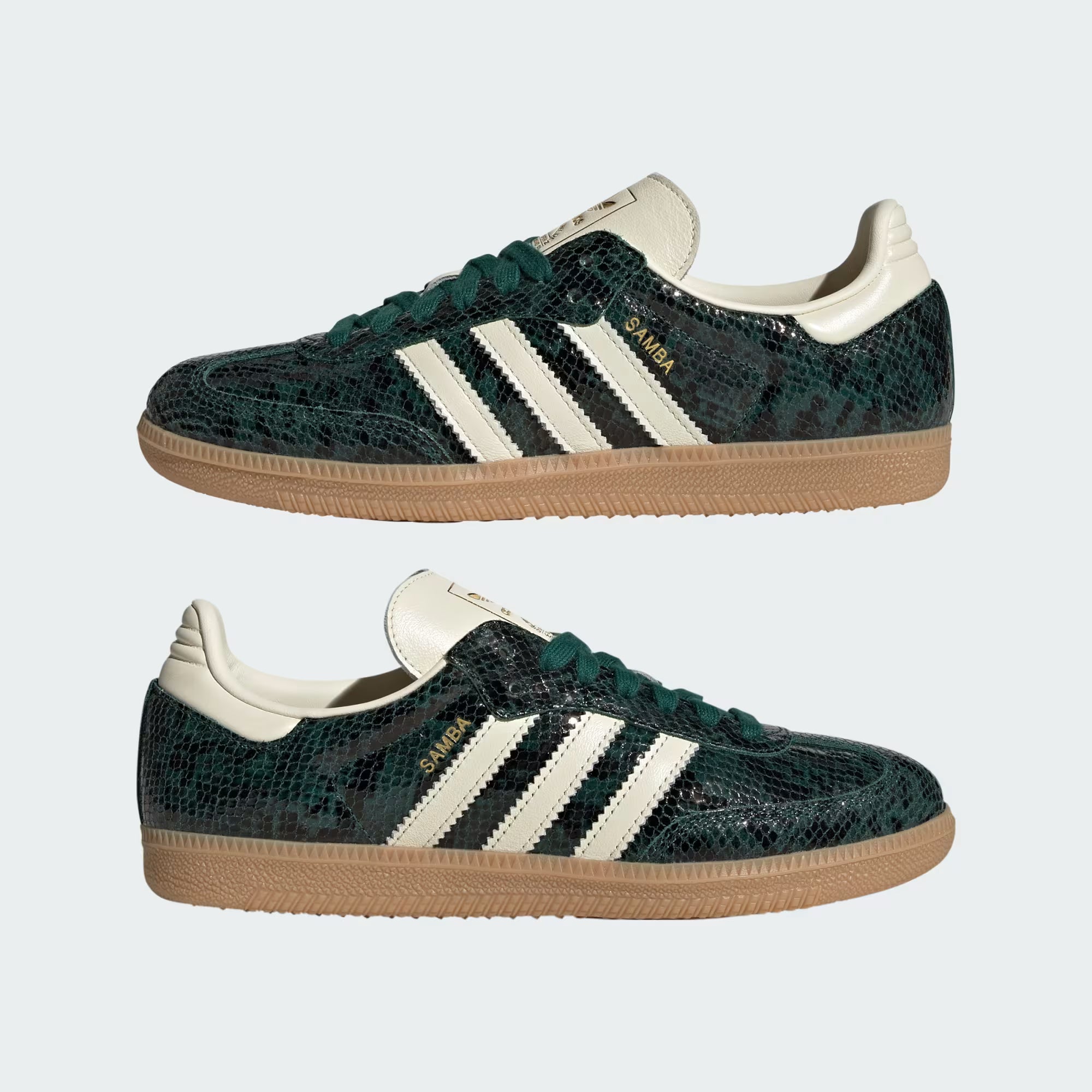 Adidas Samba Og Snakeskin Green