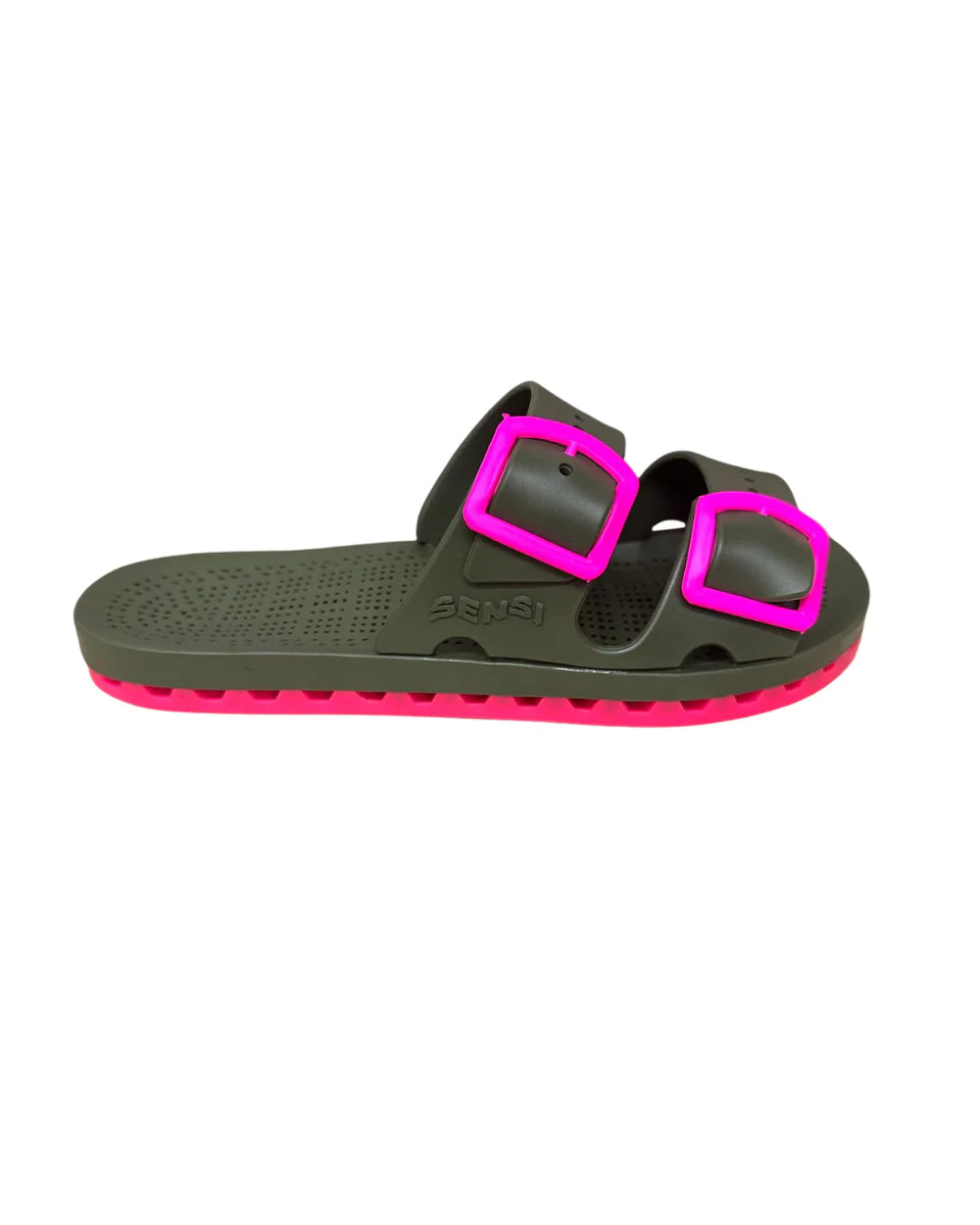 Sensi Ciabatte La Jolla Jungle Verde Fucsia