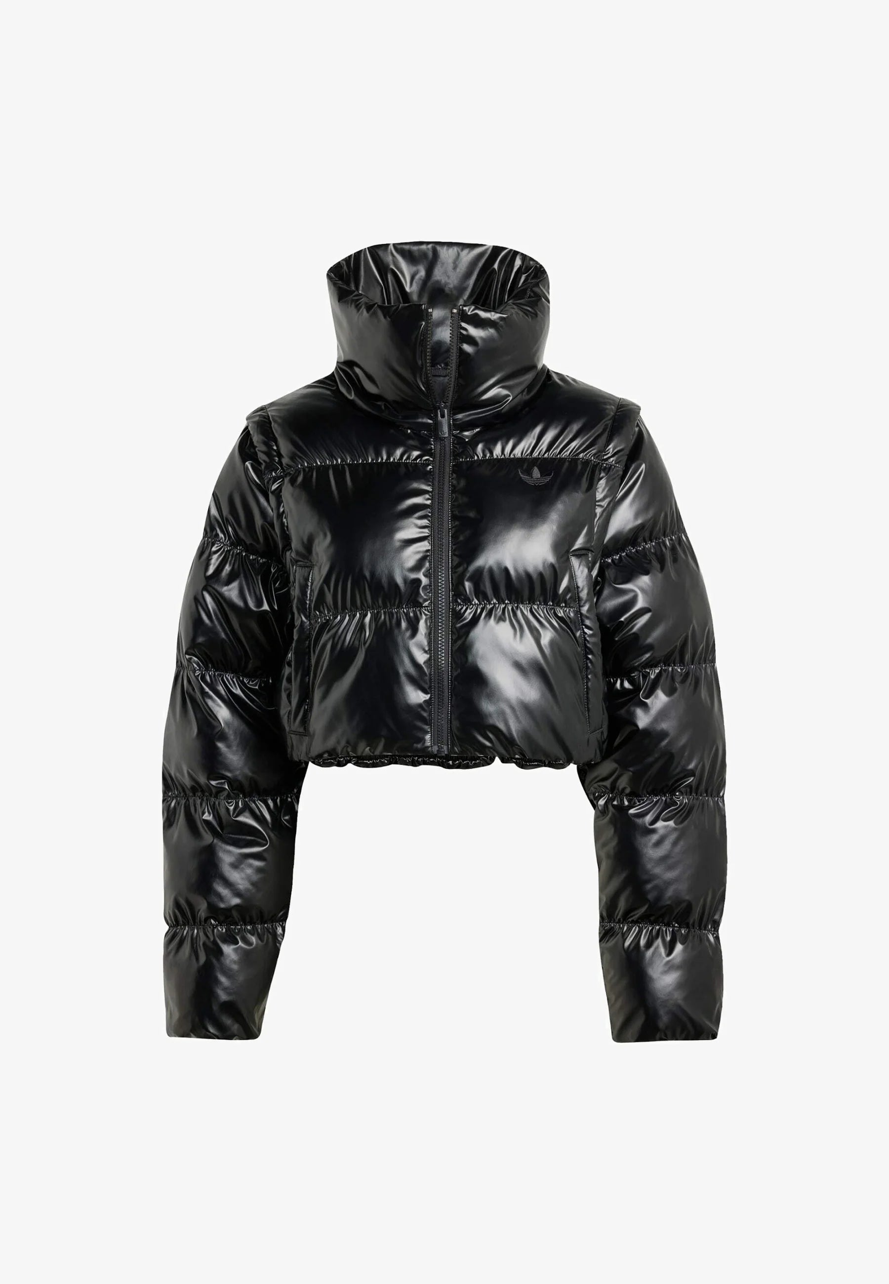Bomber Puffer / Gilet Adidas Cropped Nero