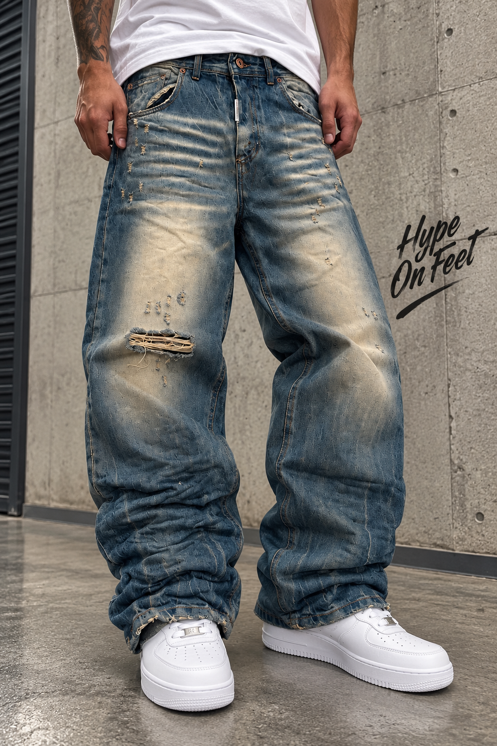 Jeans Baggy Resinato