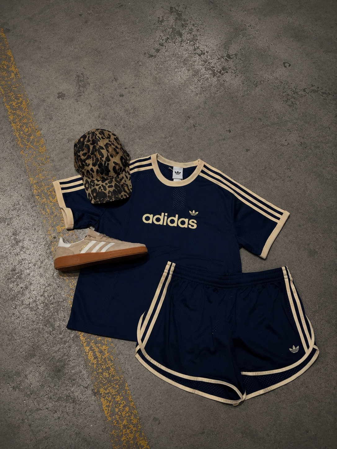 Cordset Adidas Donna Crochet Blue