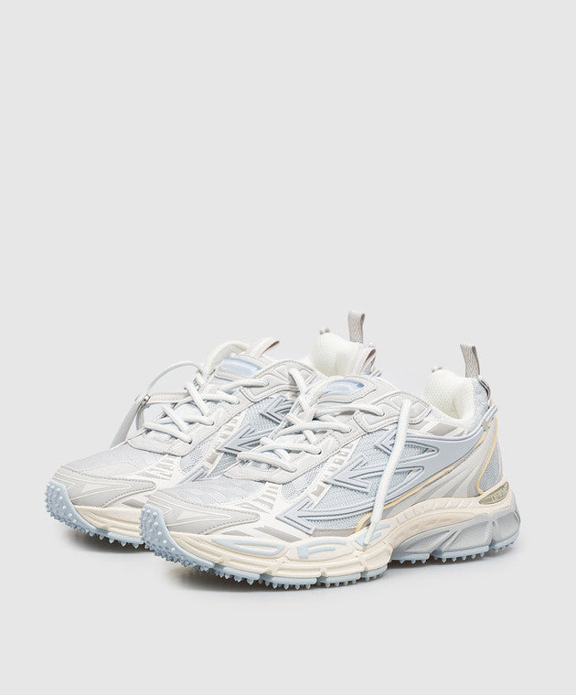 Off White Be Right Back Cream White - Light Blue